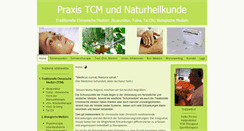 Desktop Screenshot of gesundheitspraxis-dd.com