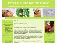 Tablet Screenshot of gesundheitspraxis-dd.com